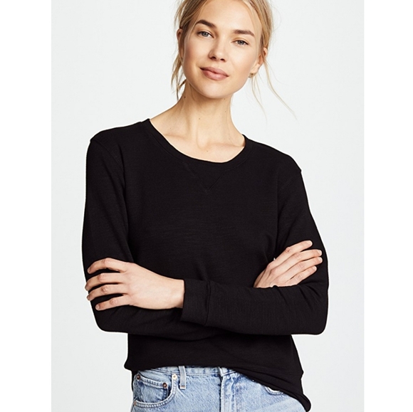 Monrow Tops - Monrow Essential Crew Sweatshirt Top